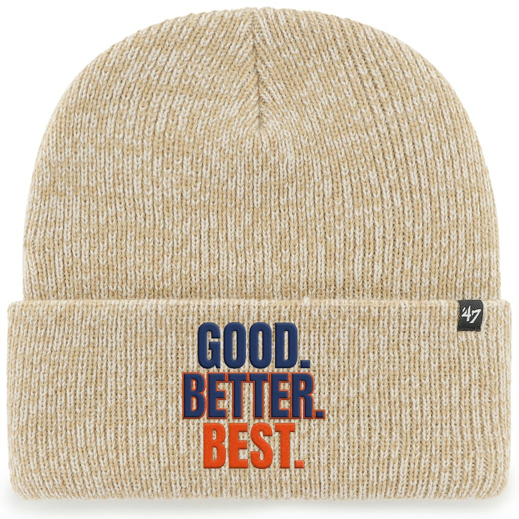 Chicago Bears '47 Good. Better. Best. Cuffed Knit Hat Khaki | 47 brand
