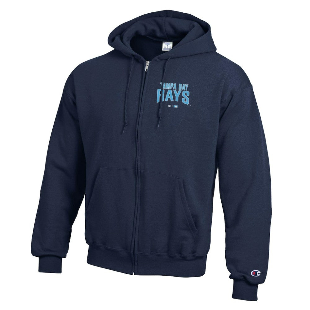 Tampa Bay Rays Champion Eco Powerblend Full-Zip Hoodie - MLB
