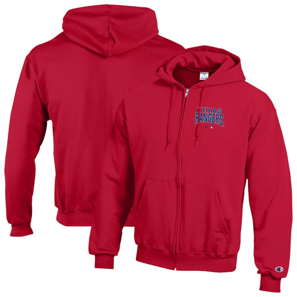 Texas Rangers Champion Eco Powerblend Full-Zip Hoodie - MLB