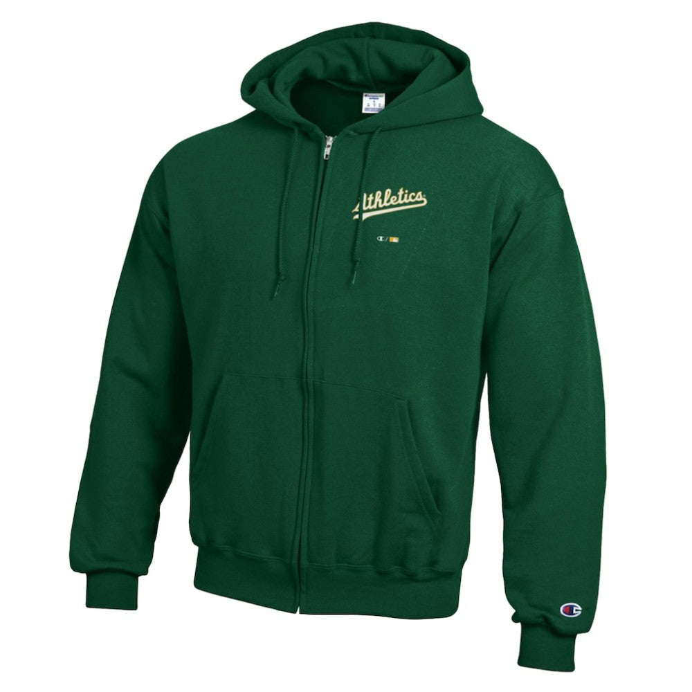 Athletics Champion Eco Powerblend Full-Zip Hoodie - MLB