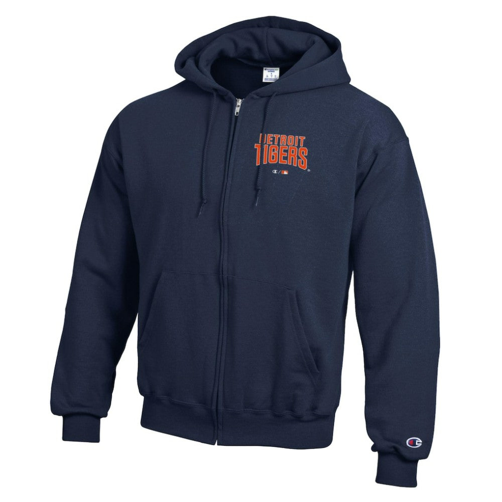 Detroit Tigers Champion Eco Powerblend Full-Zip Hoodie - MLB