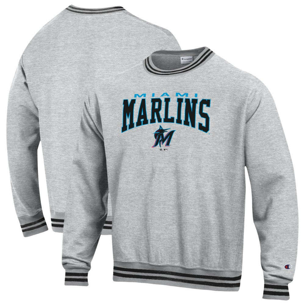 Miami Marlins Champion Reverse Weave Sweatshirt - MLB