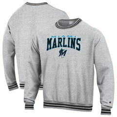 Miami Marlins Champion Reverse Weave Sweatshirt - MLB