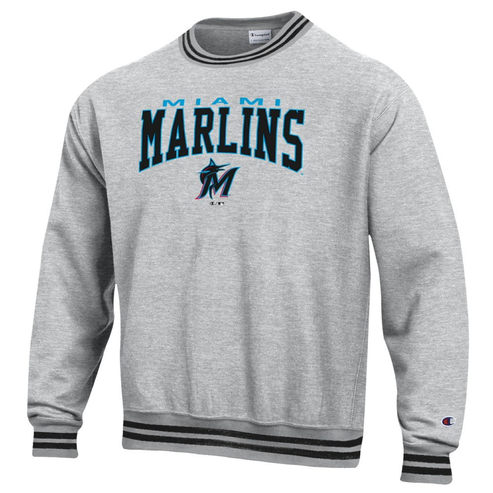 Miami Marlins Champion Reverse Weave Sweatshirt - MLB