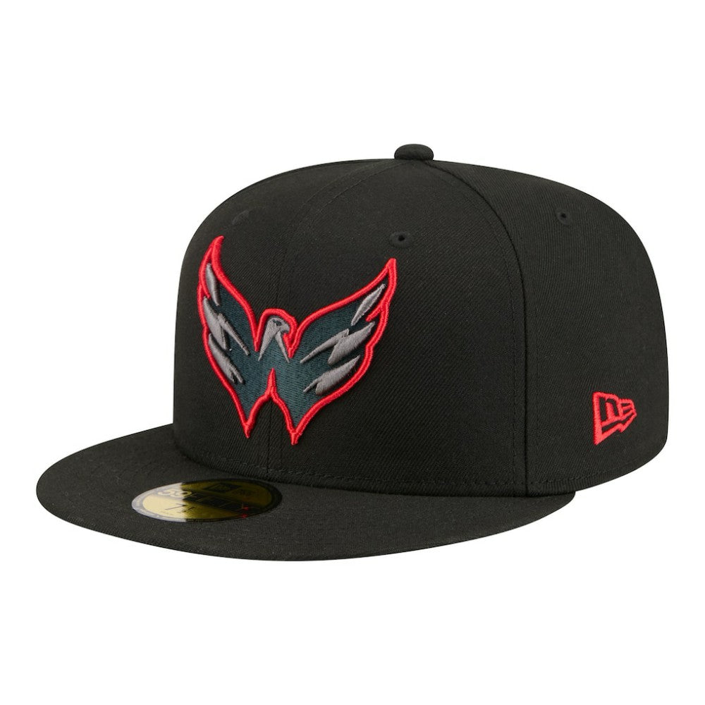 Washington Capitals New Era Color Pop 59FIFTY Fitted Hat - Black - NHL