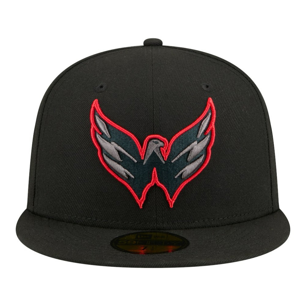 Washington Capitals New Era Color Pop 59FIFTY Fitted Hat - Black - NHL