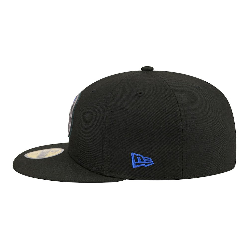 Edmonton Oilers New Era Color Pop 59FIFTY Fitted Hat - Black - NHL
