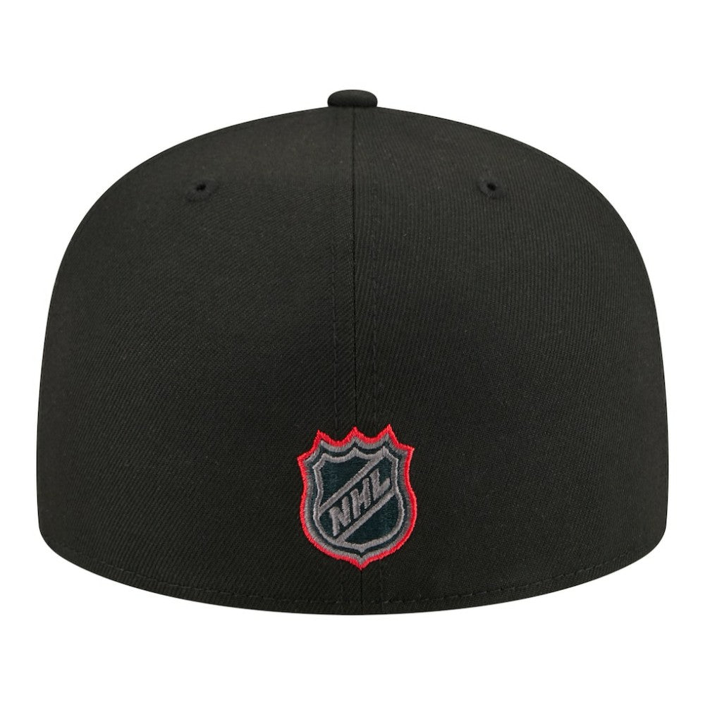 Chicago Blackhawks New Era Color Pop 59FIFTY Fitted Hat - Black - NHL