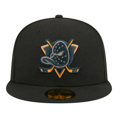 Anaheim Ducks New Era Color Pop 59FIFTY Fitted Hat - Black - NHL