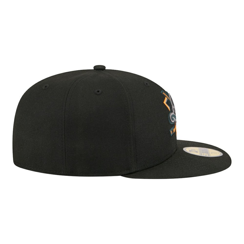 Anaheim Ducks New Era Color Pop 59FIFTY Fitted Hat - Black - NHL