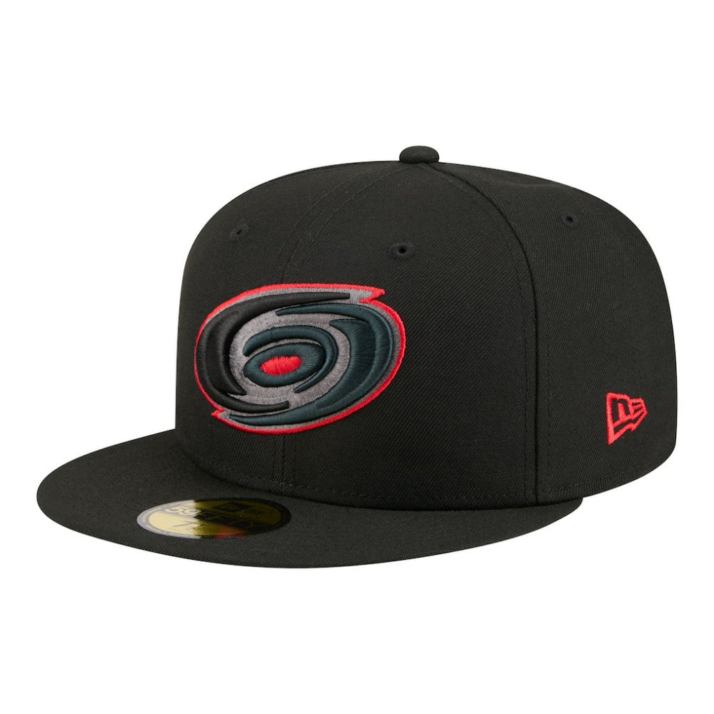 Carolina Hurricanes New Era Color Pop 59FIFTY Fitted Hat - Black - NHL