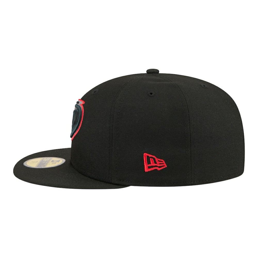 Carolina Hurricanes New Era Color Pop 59FIFTY Fitted Hat - Black - NHL