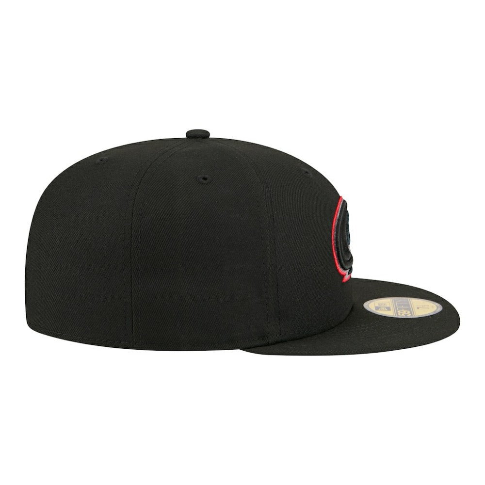 Carolina Hurricanes New Era Color Pop 59FIFTY Fitted Hat - Black - NHL