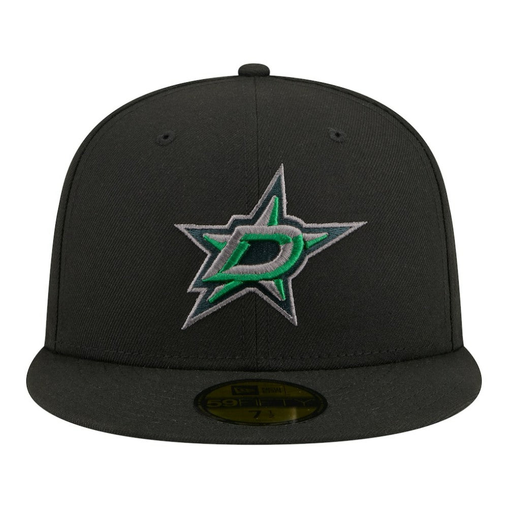 Dallas Stars New Era Color Pop 59FIFTY Fitted Hat - Black - NHL