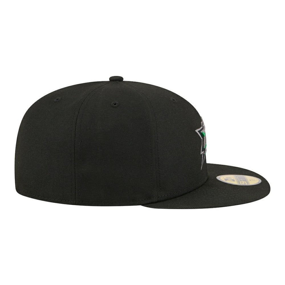 Dallas Stars New Era Color Pop 59FIFTY Fitted Hat - Black - NHL