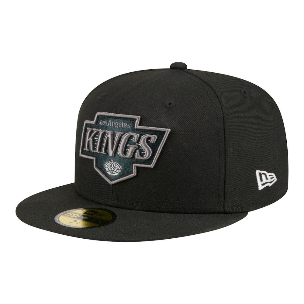 Los Angeles Kings New Era Color Pop 59FIFTY Fitted Hat - Black - NHL