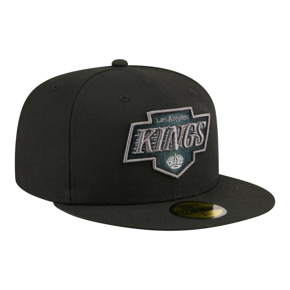Los Angeles Kings New Era Color Pop 59FIFTY Fitted Hat - Black - NHL