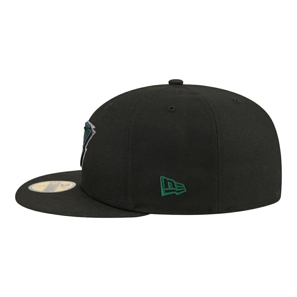 Minnesota Wild New Era Color Pop 59FIFTY Fitted Hat - Black - NHL