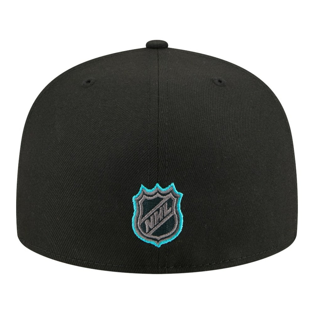 San Jose Sharks New Era Color Pop 59FIFTY Fitted Hat - Black - NHL