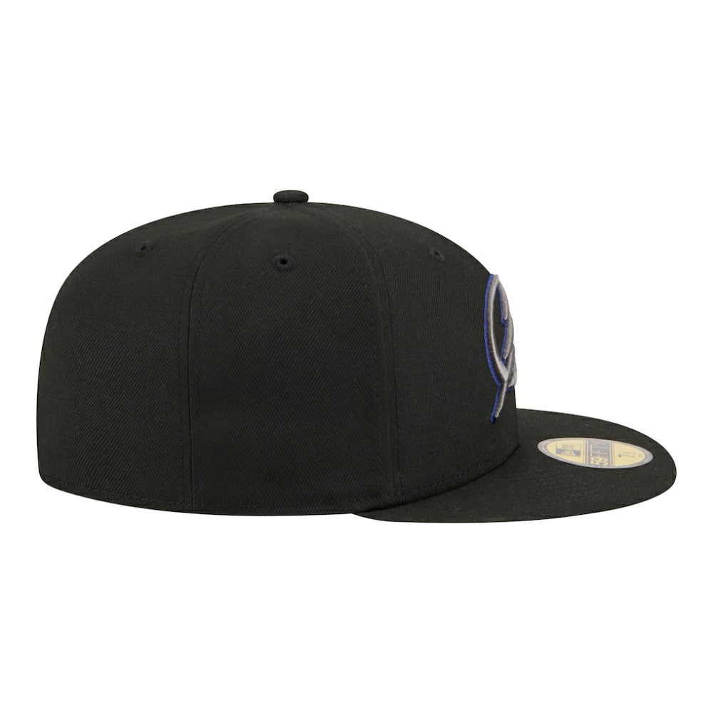 Tampa Bay Lightning New Era Color Pop 59FIFTY Fitted Hat - Black - NHL