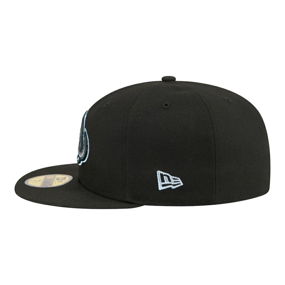 Utah Mammoth New Era Color Pop 59FIFTY Fitted Hat - Black - NHL