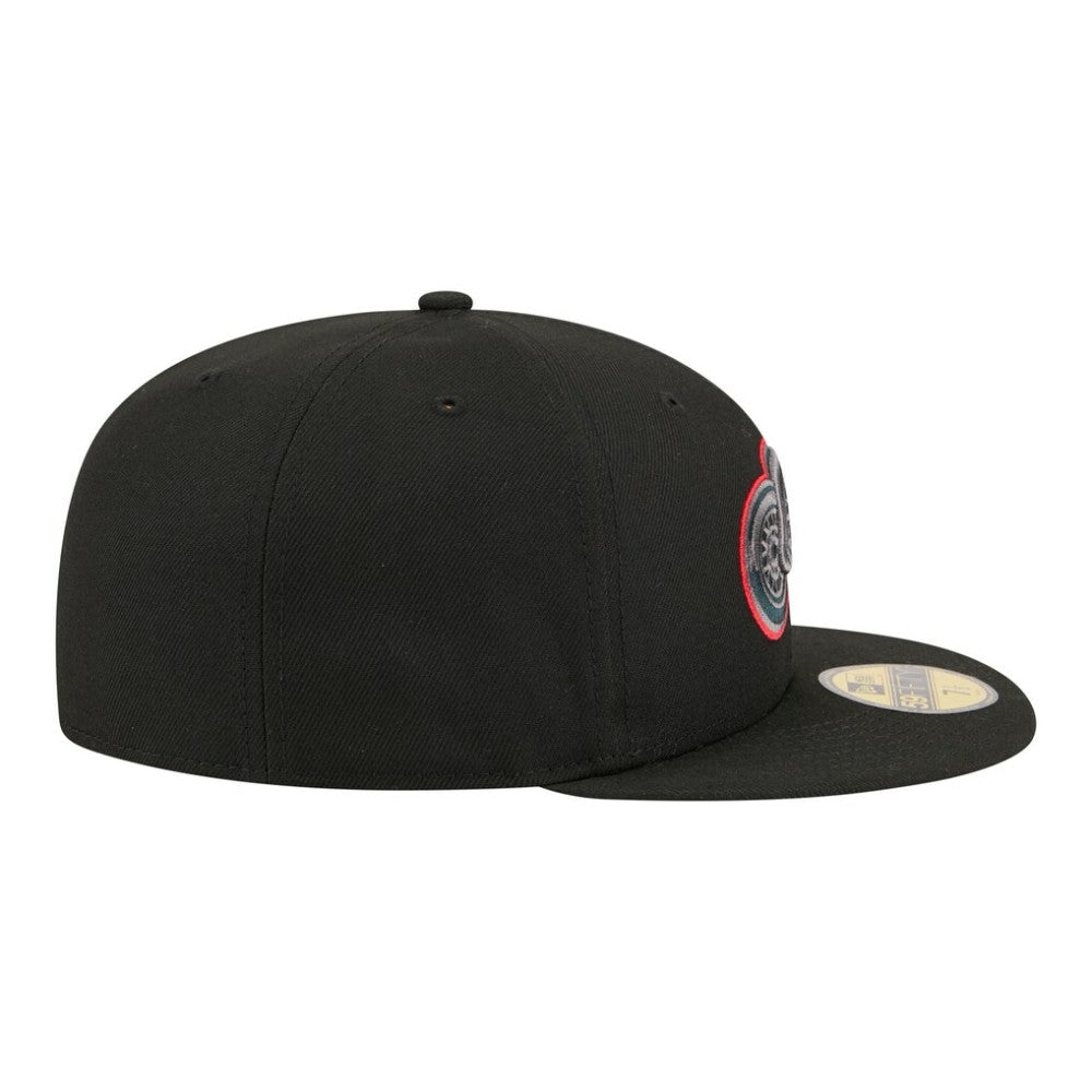 Detroit Red Wings New Era Color Pop 59FIFTY Fitted Hat - Black - NHL