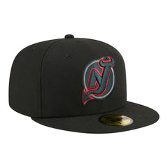 New Jersey Devils New Era Color Pop 59FIFTY Fitted Hat - Black - NHL