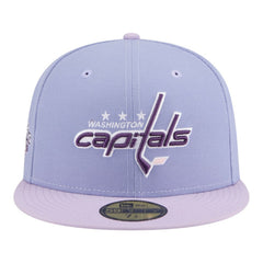 Washington Capitals New Era Lavender Bloom 59FIFTY Fitted Hat - Purple/Light Purple - NHL