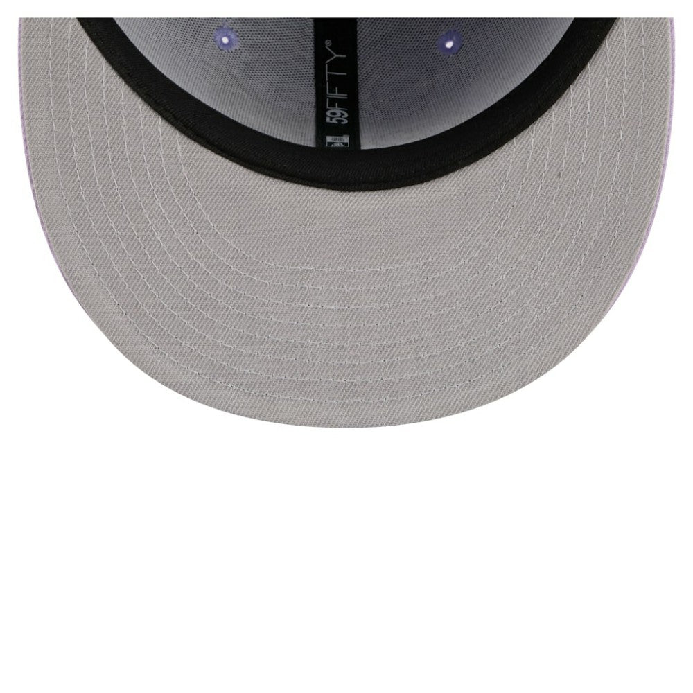 Detroit Red Wings New Era Lavender Bloom 59FIFTY Fitted Hat - Light Purple/Purple - NHL