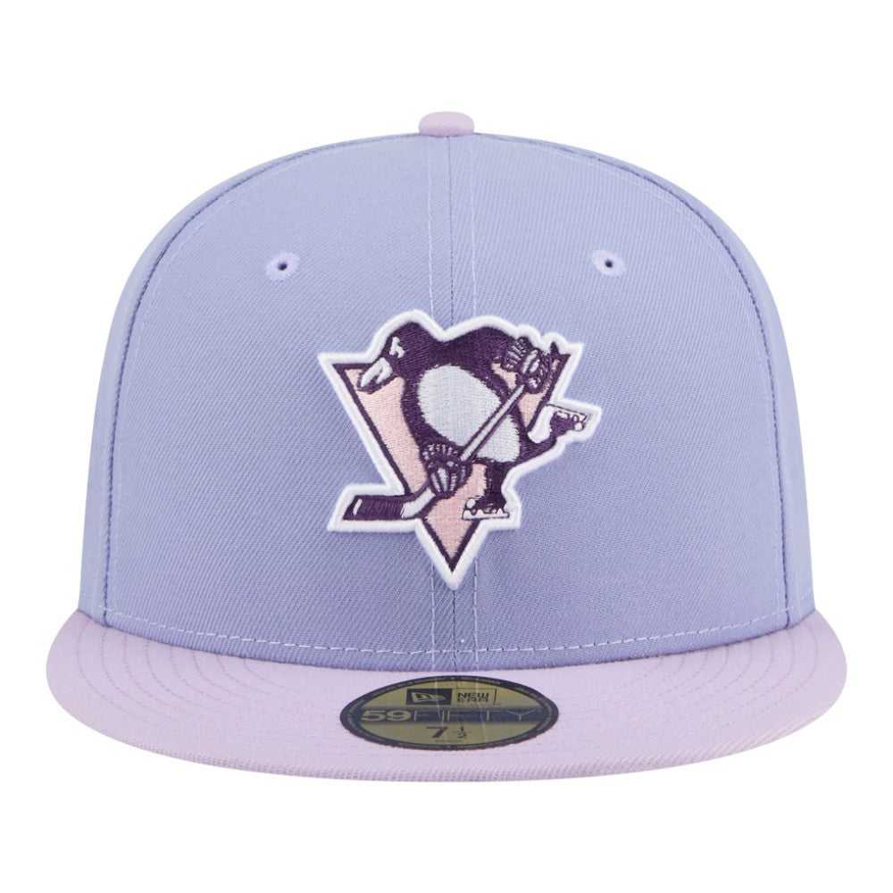 Pittsburgh Penguins New Era Lavender Bloom 59FIFTY Fitted Hat - Light Purple/Purple - NHL