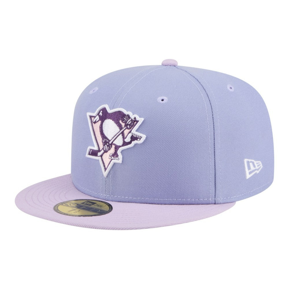 Pittsburgh Penguins New Era Lavender Bloom 59FIFTY Fitted Hat - Light Purple/Purple - NHL
