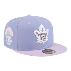 Toronto Maple Leafs New Era Lavender Bloom 59FIFTY Fitted Hat - Light Purple/Purple - NHL