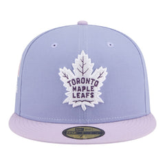 Toronto Maple Leafs New Era Lavender Bloom 59FIFTY Fitted Hat - Light Purple/Purple - NHL