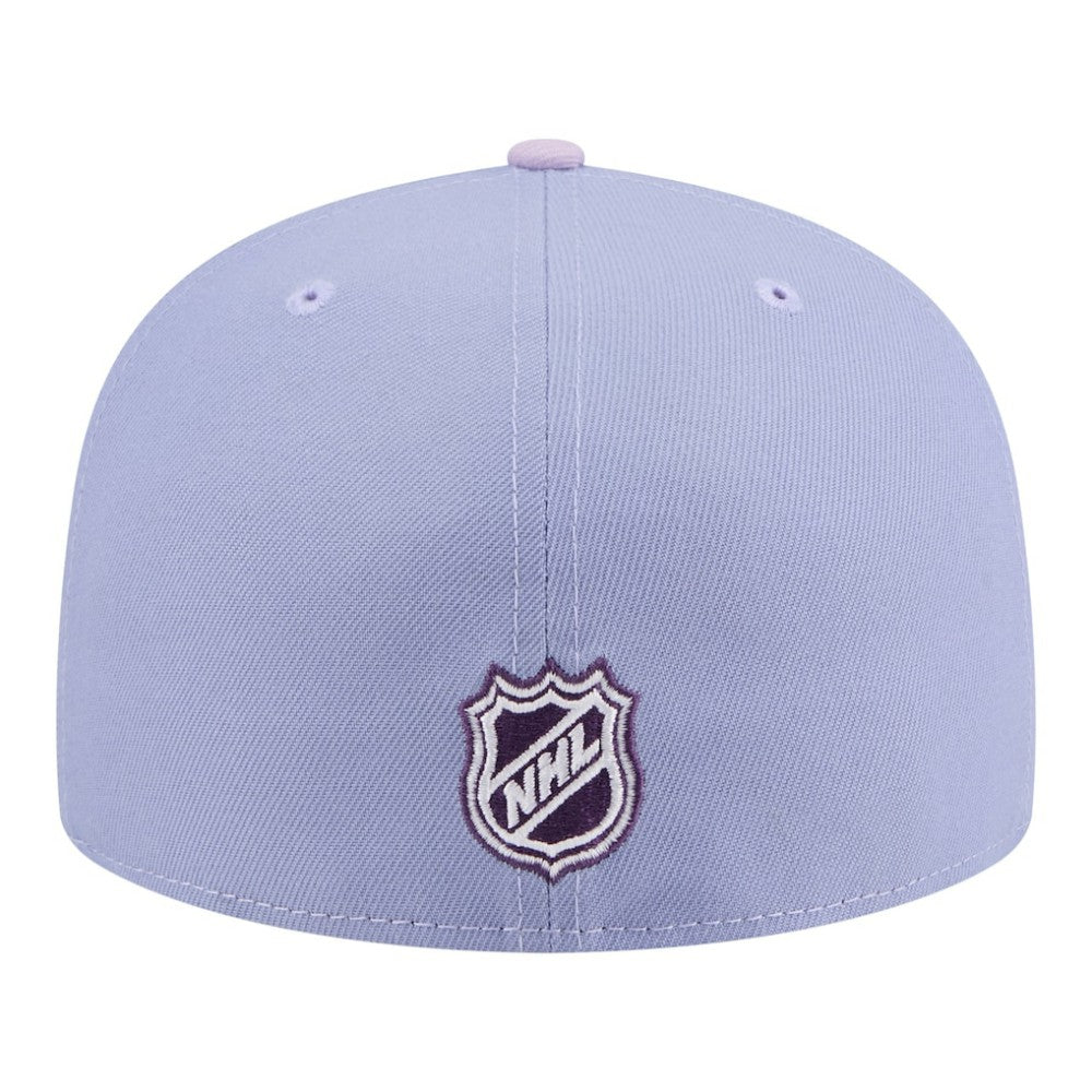 Toronto Maple Leafs New Era Lavender Bloom 59FIFTY Fitted Hat - Light Purple/Purple - NHL