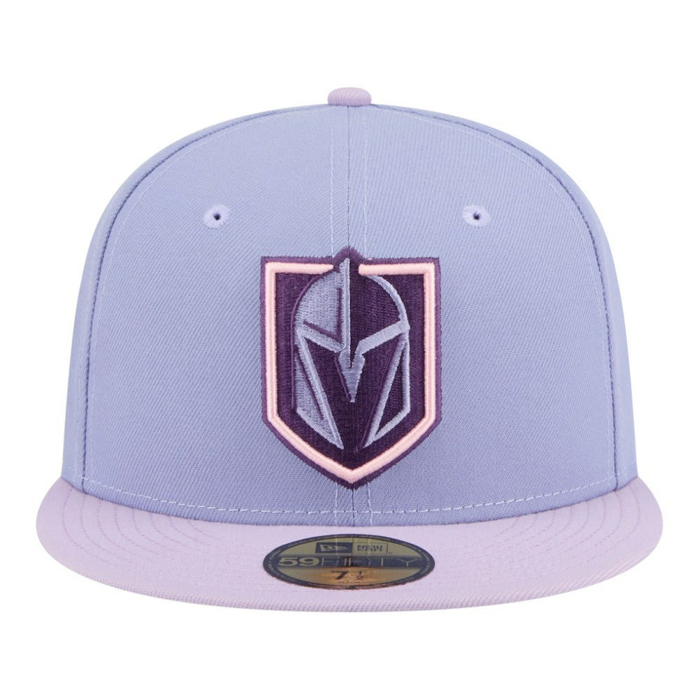Vegas Golden Knights New Era Lavender Bloom 59FIFTY Fitted Hat - Light Purple/Purple - NHL