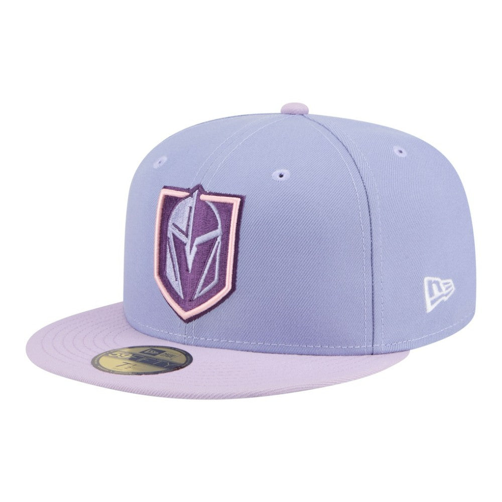 Vegas Golden Knights New Era Lavender Bloom 59FIFTY Fitted Hat - Light Purple/Purple - NHL