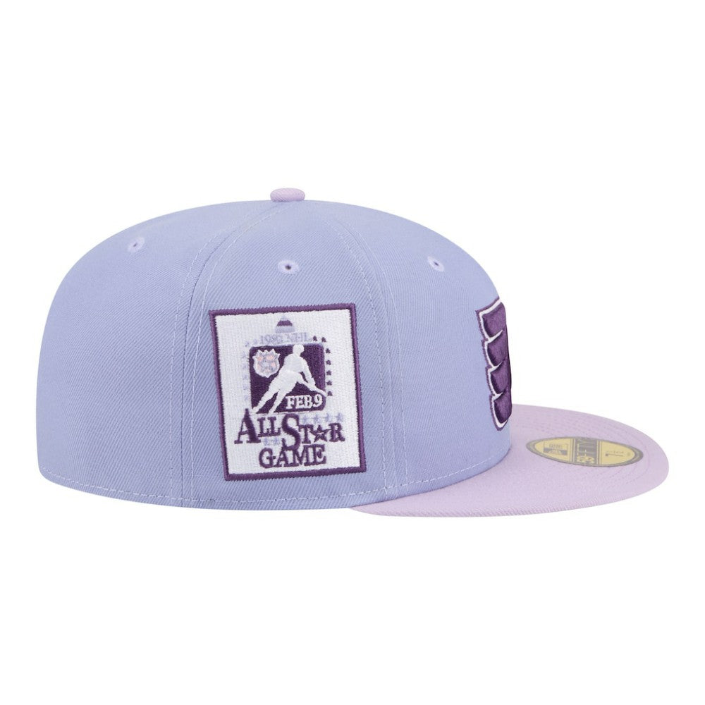 Philadelphia Flyers New Era Lavender Bloom 59FIFTY Fitted Hat - Light Purple/Purple - NHL
