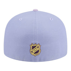 Boston Bruins New Era Lavender Bloom 59FIFTY Fitted Hat - Light Purple/Purple - NHL