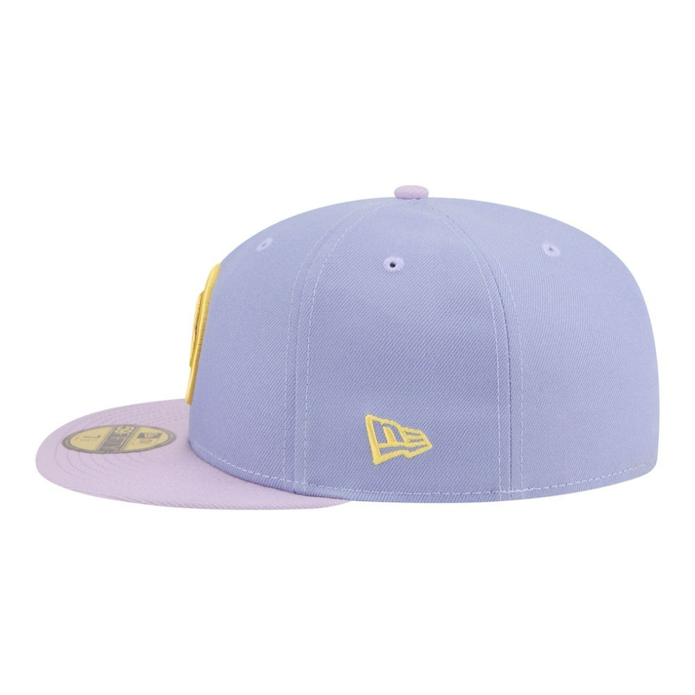Boston Bruins New Era Lavender Bloom 59FIFTY Fitted Hat - Light Purple/Purple - NHL
