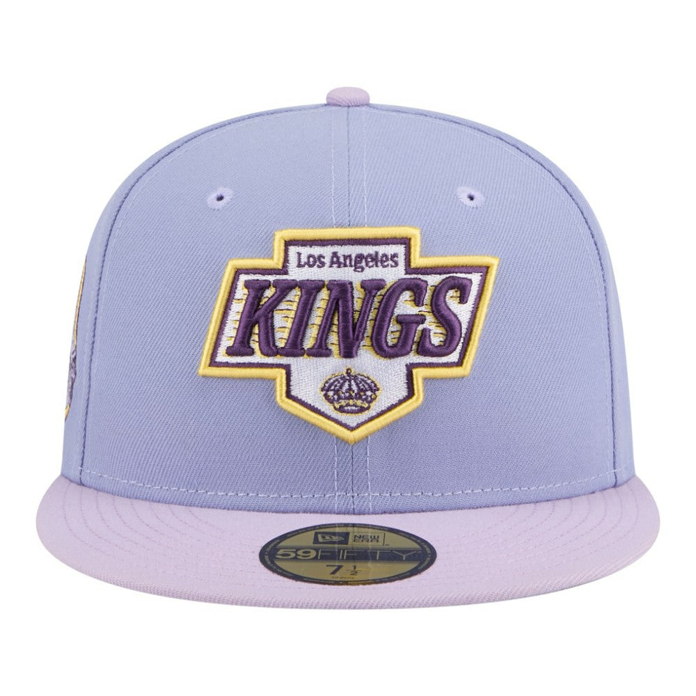 Los Angeles Kings New Era Lavender Bloom 59FIFTY Fitted Hat - Light Purple/Purple - NHL