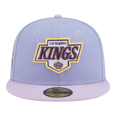 Los Angeles Kings New Era Lavender Bloom 59FIFTY Fitted Hat - Light Purple/Purple - NHL