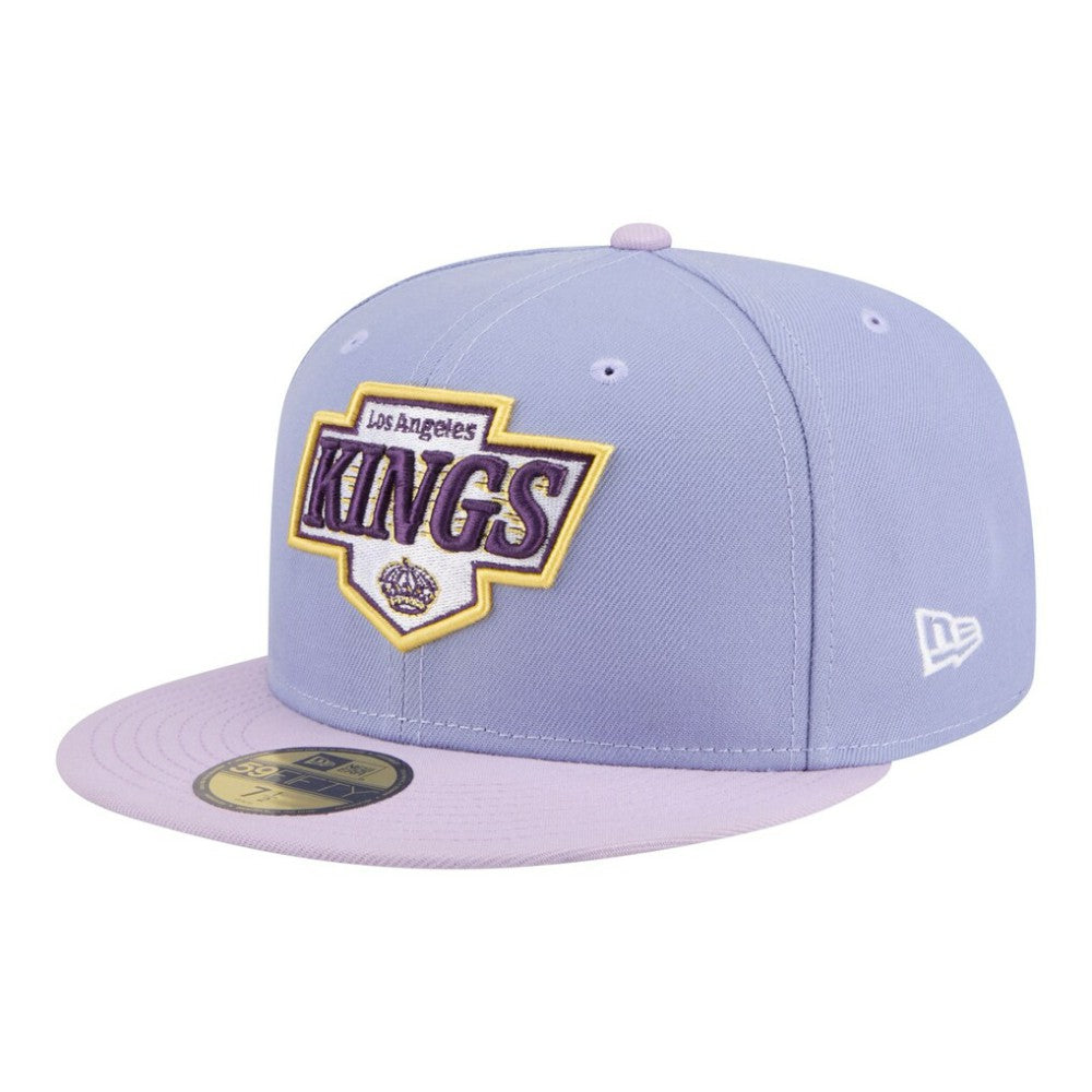 Los Angeles Kings New Era Lavender Bloom 59FIFTY Fitted Hat - Light Purple/Purple - NHL