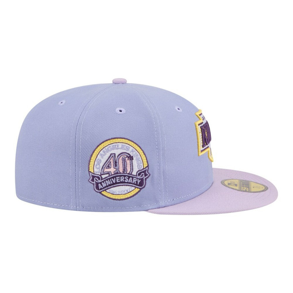 Los Angeles Kings New Era Lavender Bloom 59FIFTY Fitted Hat - Light Purple/Purple - NHL