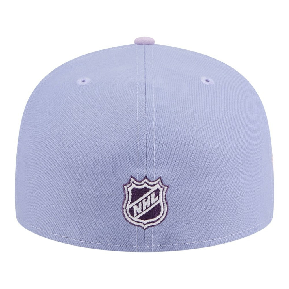 New York Rangers New Era Lavender Bloom 59FIFTY Fitted Hat - Light Purple/Purple - NHL