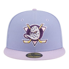Anaheim Ducks New Era Lavender Bloom 59FIFTY Fitted Hat - Light Purple/Purple - NHL