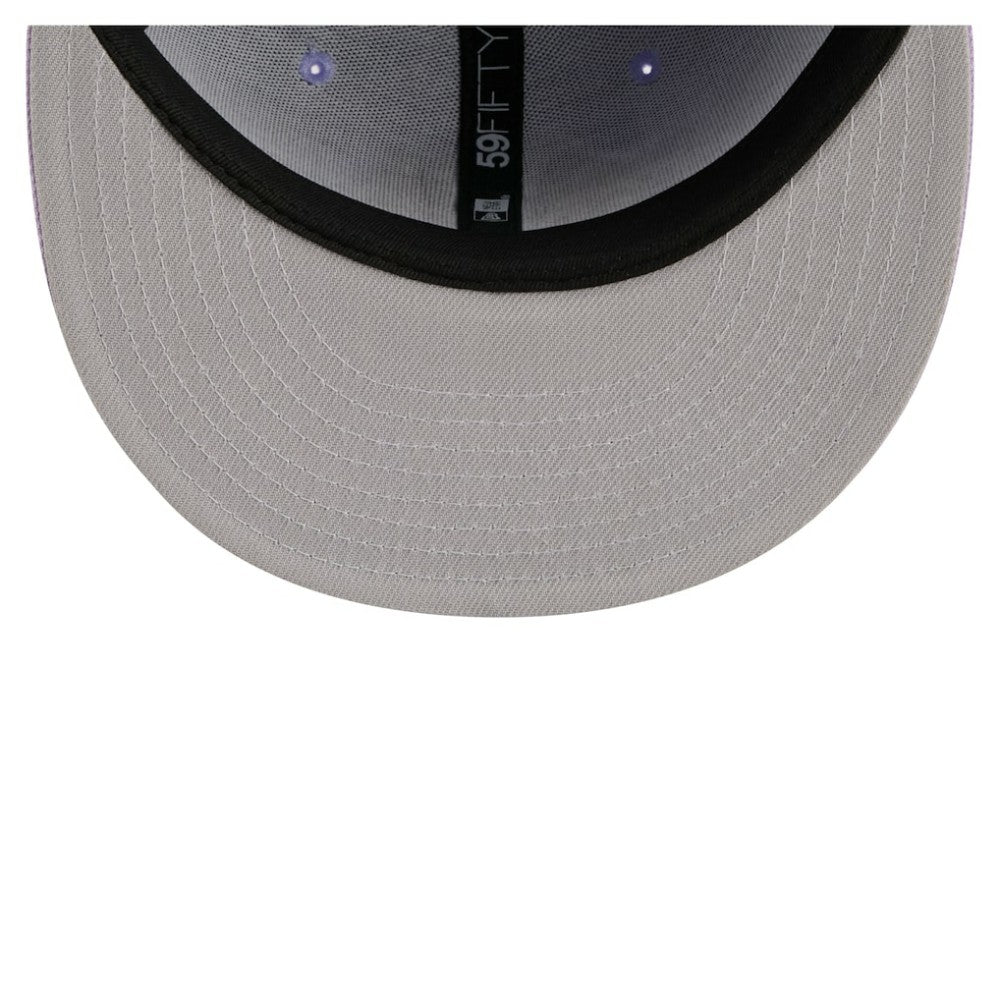 Chicago Blackhawks New Era Lavender Bloom 59FIFTY Fitted Hat - Light Purple/Purple - NHL