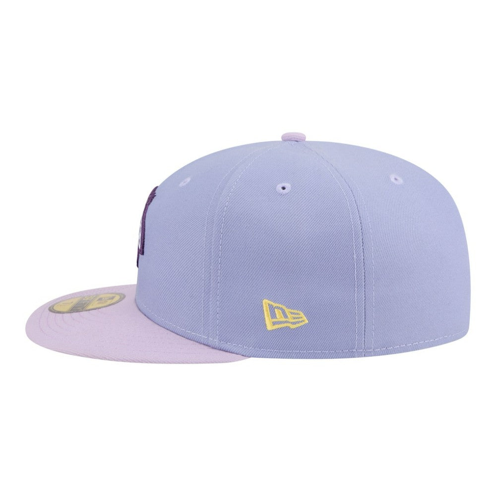 Chicago Blackhawks New Era Lavender Bloom 59FIFTY Fitted Hat - Light Purple/Purple - NHL