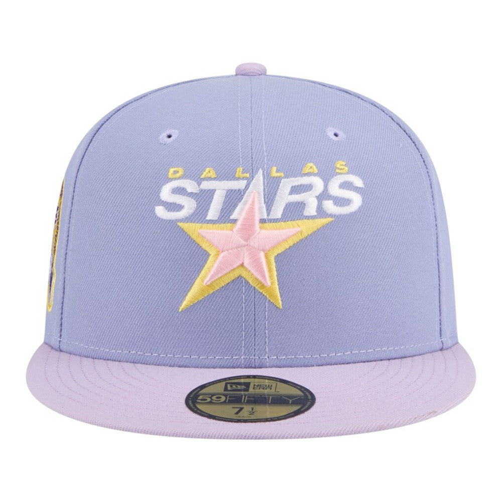 Dallas Stars New Era Lavender Bloom 59FIFTY Fitted Hat - Light Purple/Purple - NHL