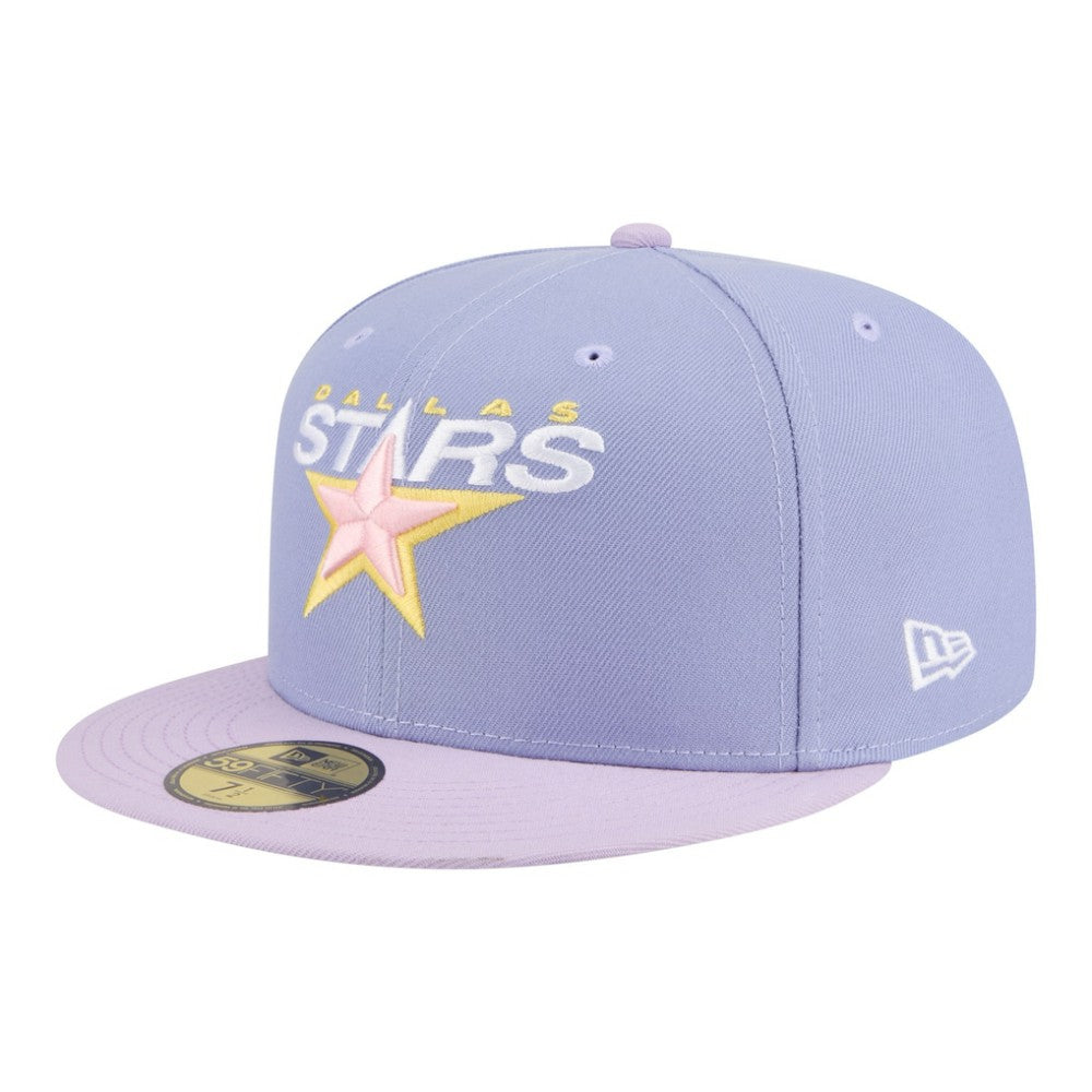Dallas Stars New Era Lavender Bloom 59FIFTY Fitted Hat - Light Purple/Purple - NHL