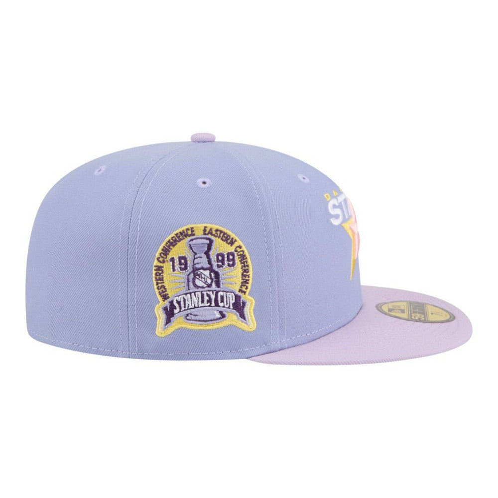 Dallas Stars New Era Lavender Bloom 59FIFTY Fitted Hat - Light Purple/Purple - NHL